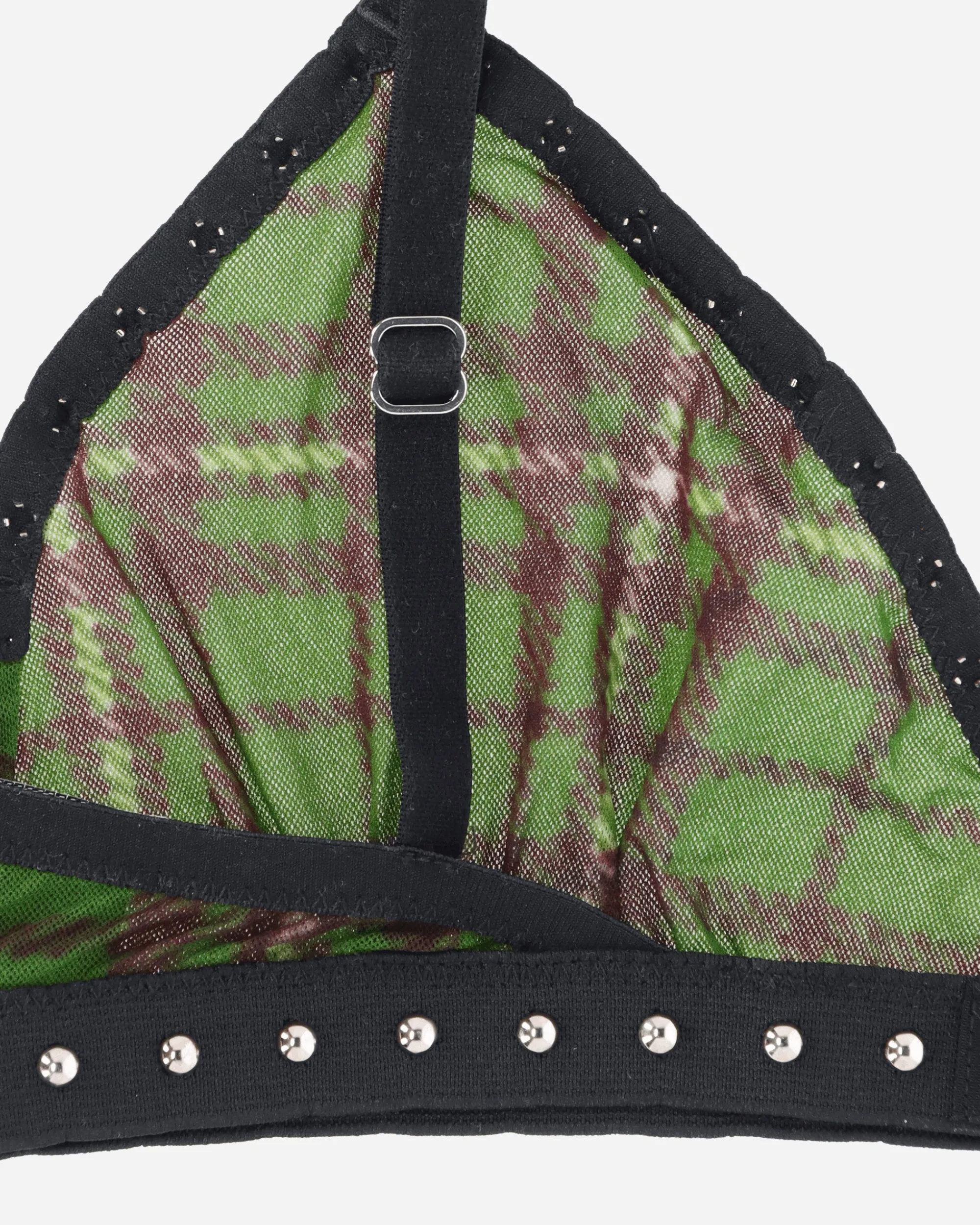 Priscavera Underwear^Tartan Studded Bra Green