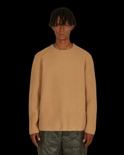Dries Van Noten Knitwear^Task Crewneck Sweater Brown