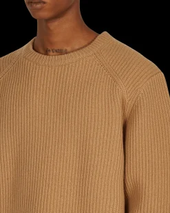 Dries Van Noten Knitwear^Task Crewneck Sweater Brown
