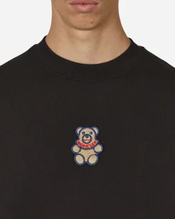 Moncler Sweatshirts^Teddy Bear Crewneck Sweatshirt Black