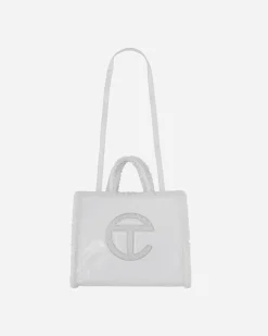 UGG Bags·Tote|Bags·Tote^Telfar Medium Crinkle Leather Shopper White