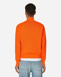 Aries Knitwear^Temple Fluro Turtleneck Sweater Orange
