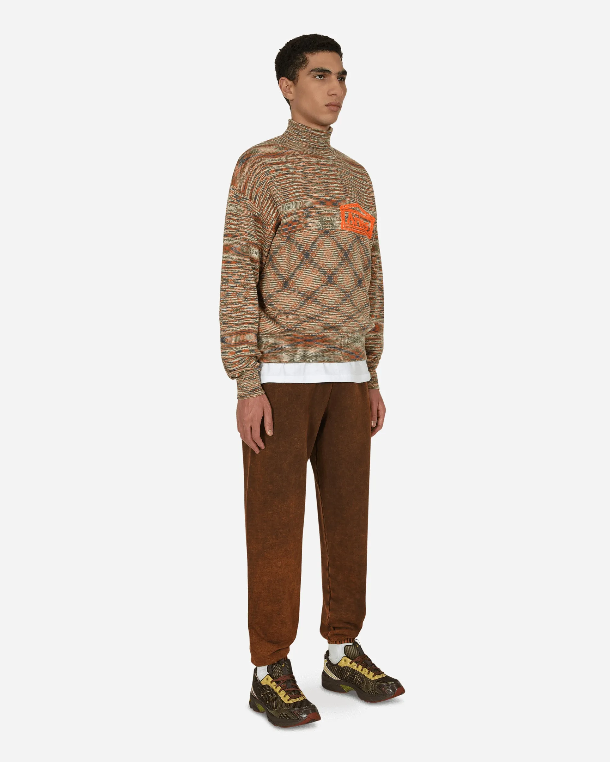Aries Knitwear^Temple Space Dye Turtleneck Multicolor