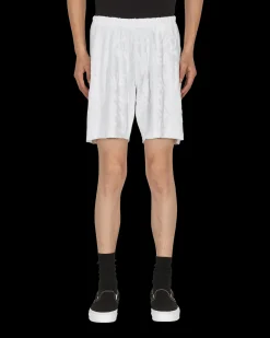 ERL Shorts^Terry Shorts White