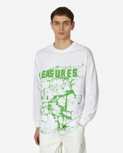 Pleasures T-Shirts^THC Longsleeve T-Shirt White