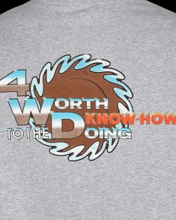4 Worth Doing T-Shirts^The Know-How T-Shirt Grey