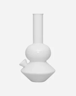 Summerland Ceramics High Times^The Land Yatch Bong White