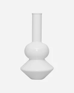 Summerland Ceramics High Times^The Land Yatch Bong White