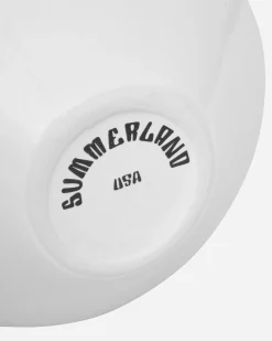 Summerland Ceramics High Times^The Land Yatch Bong White