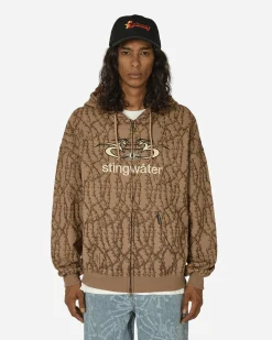 Stingwater Sweatshirts^Thorn Zip-Up Hoodie Brown