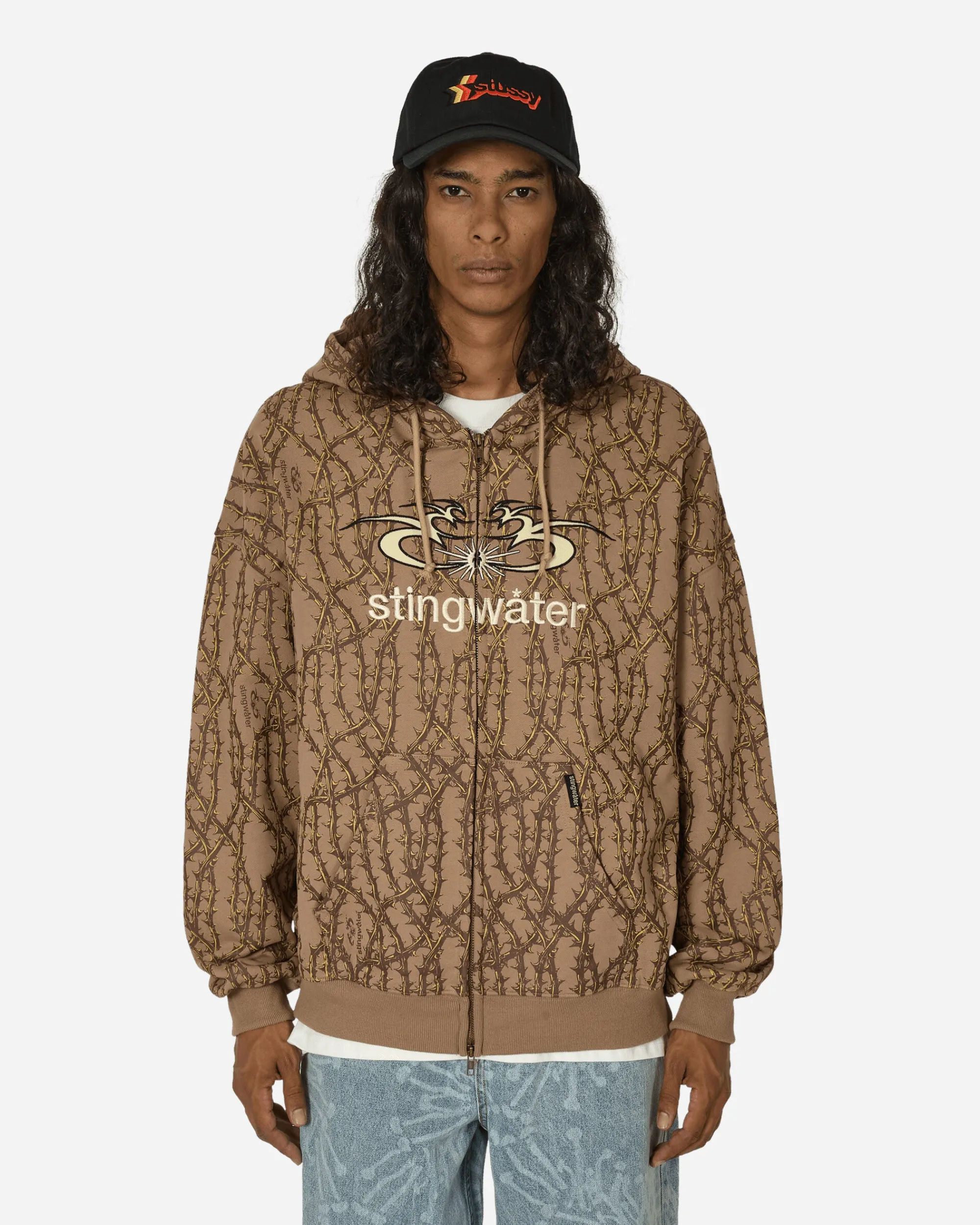 Stingwater Sweatshirts^Thorn Zip-Up Hoodie Brown