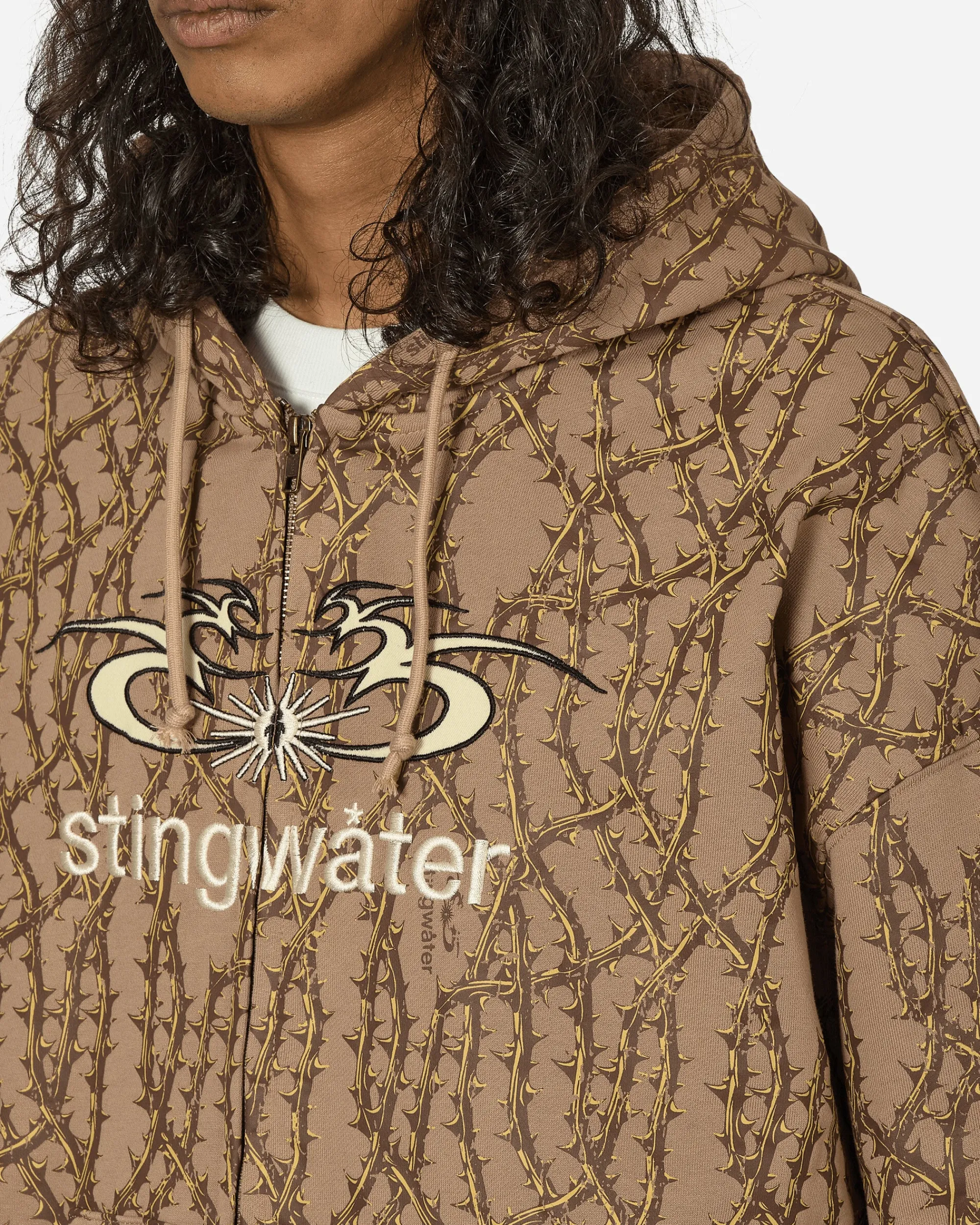 Stingwater Sweatshirts^Thorn Zip-Up Hoodie Brown