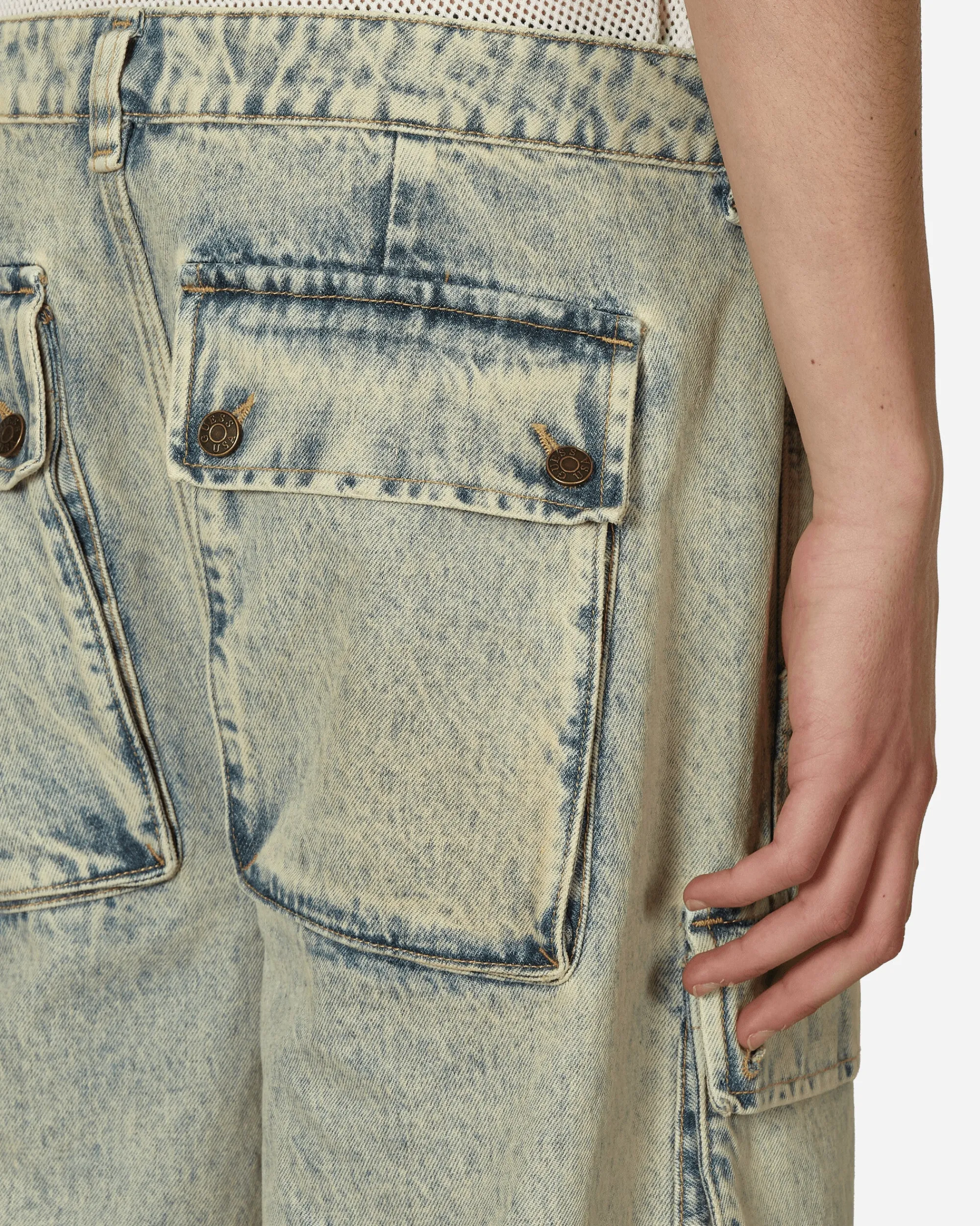 Guess USA Pants^Tinted Combat Pants Light Wash