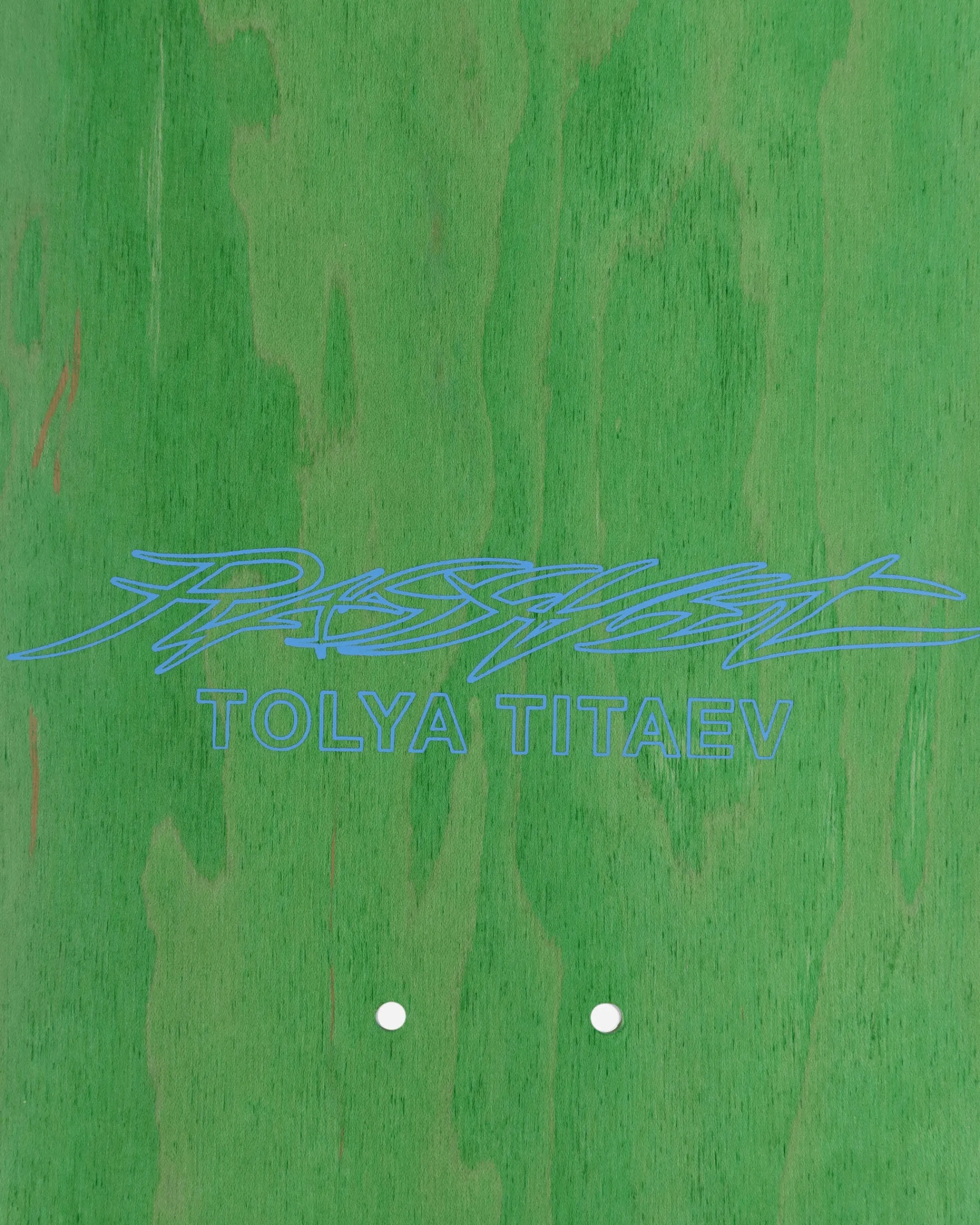 Paccbet Skateboarding^Tolya Titaev Wood Board Blue