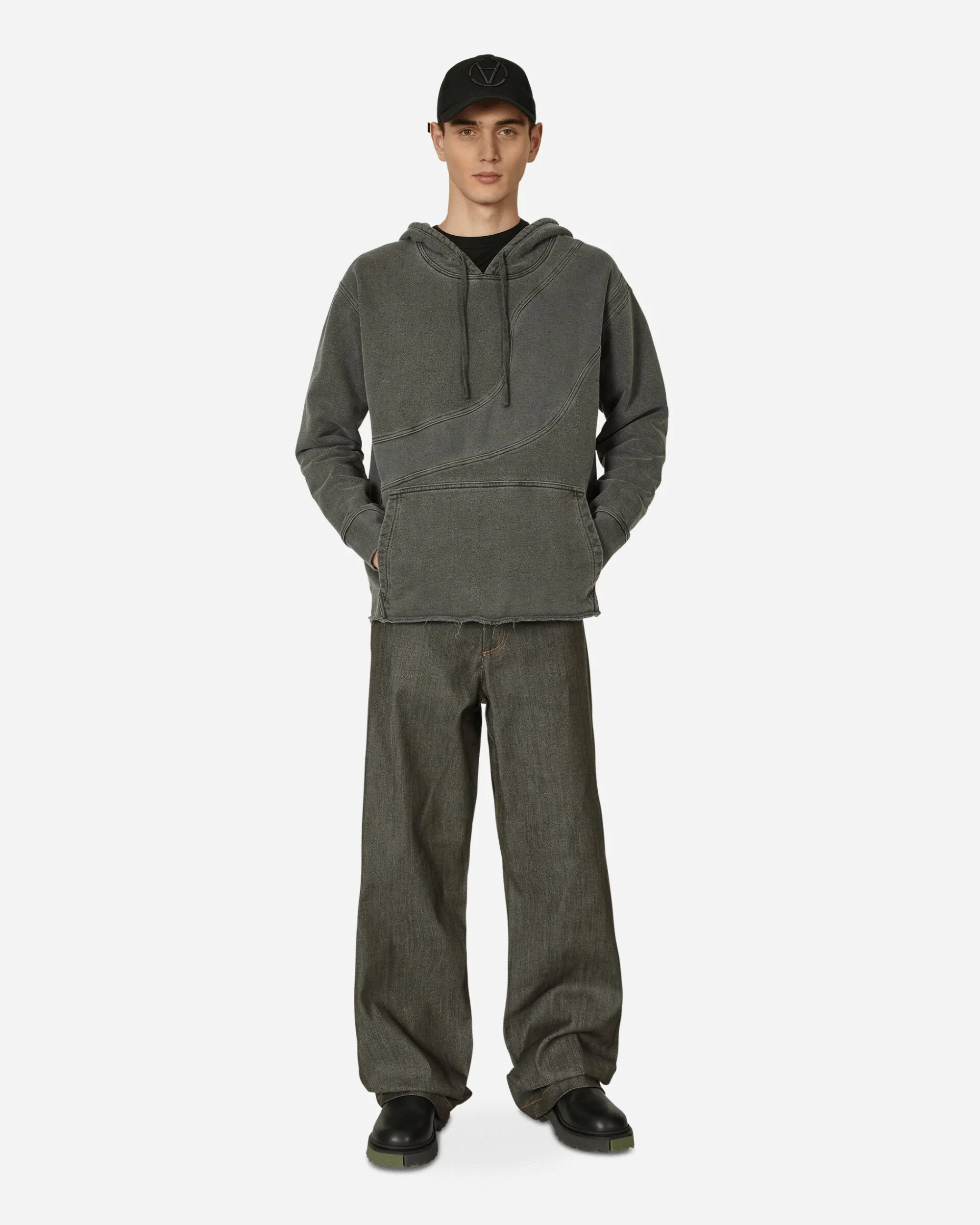 Lueder Pants^Tom Baggy Jeans Black