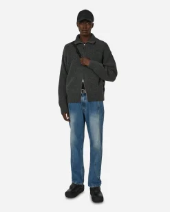 Unaffected Pants^Track Denim Pants Dark Blue