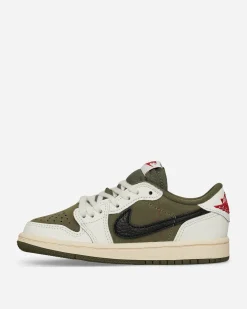 Nike Jordan Sneakers·Low|Kids^Travis Scott Air Jordan 1 Low (PS) Sneakers Medium Olive