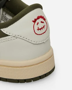 Nike Jordan Sneakers·Low|Kids^Travis Scott Air Jordan 1 Low (PS) Sneakers Medium Olive