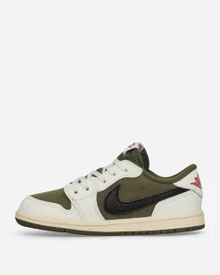 Nike Jordan Sneakers·Low|Kids^Travis Scott Air Jordan 1 Low (TD) Sneakers Medium Olive