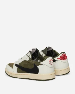 Nike Jordan Sneakers·Low|Sneakers^Travis Scott Air Jordan 1 Low Sneakers Medium Olive