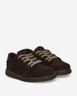 Nike Jordan Sneakers·Low|Kids^Travis Scott Air Jordan 1 Low (TD) Sneakers Velvet Brown / Dark Mocha
