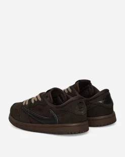 Nike Jordan Sneakers·Low|Kids^Travis Scott Air Jordan 1 Low (TD) Sneakers Velvet Brown / Dark Mocha