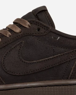 Nike Jordan Sneakers·Low|Sneakers^Travis Scott Air Jordan 1 Low Sneakers Velvet Brown / Dark Mocha