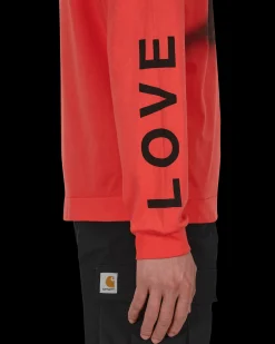 1017 ALYX 9SM T-Shirts^Treated Longsleeve T-Shirt Red