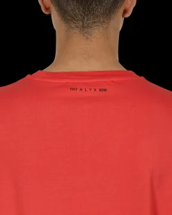 1017 ALYX 9SM T-Shirts^Treated Longsleeve T-Shirt Red