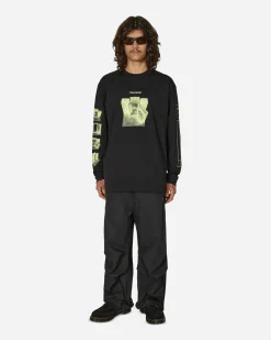 Carhartt WIP T-Shirts^TRESOR True Spirit Longsleeve T-Shirt Black / Glow Green