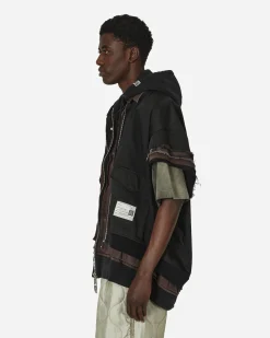 Maison MIHARA YASUHIRO Coats And Jackets^Triple Layered Vest Black