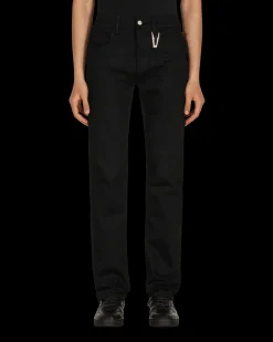 1017 ALYX 9SM Pants^True Black 6 Pocket Jeans with Ring Black