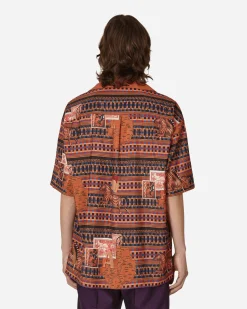Ahluwalia Shirts^Tunde Short Sleeve Shirt Brown