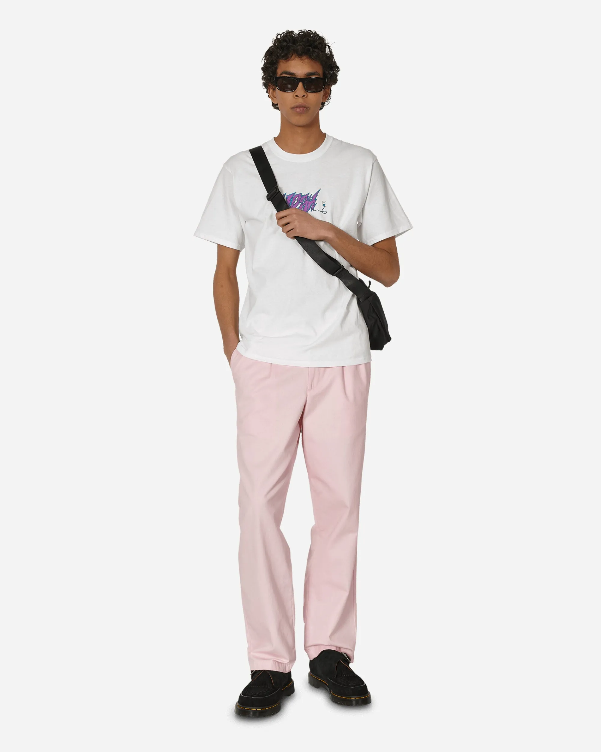Noah Pants^Twill Double-Pleat Pants Pink