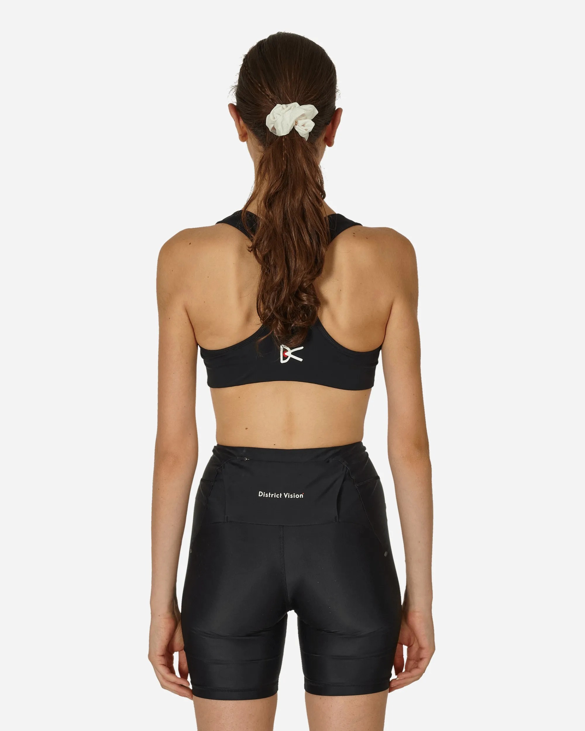 District Vision Underwear^Twin Layer Medium Support Bra Black