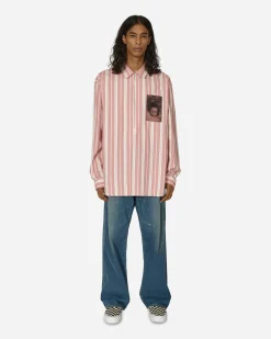 Undercover Shirts^Twin Peaks Striped Shirt Red