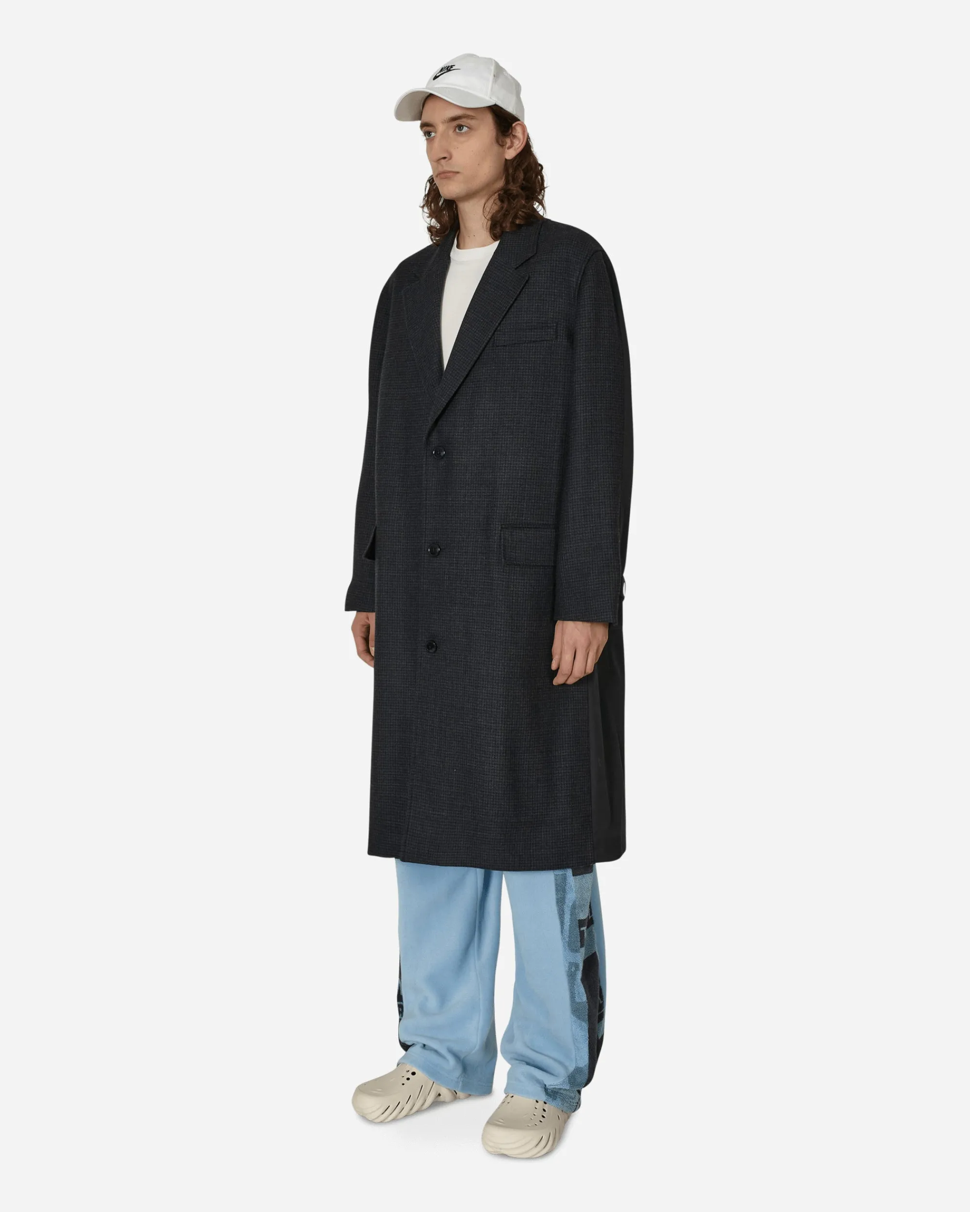 Martine Rose Coats And Jackets^Two-In-One Coat Grey