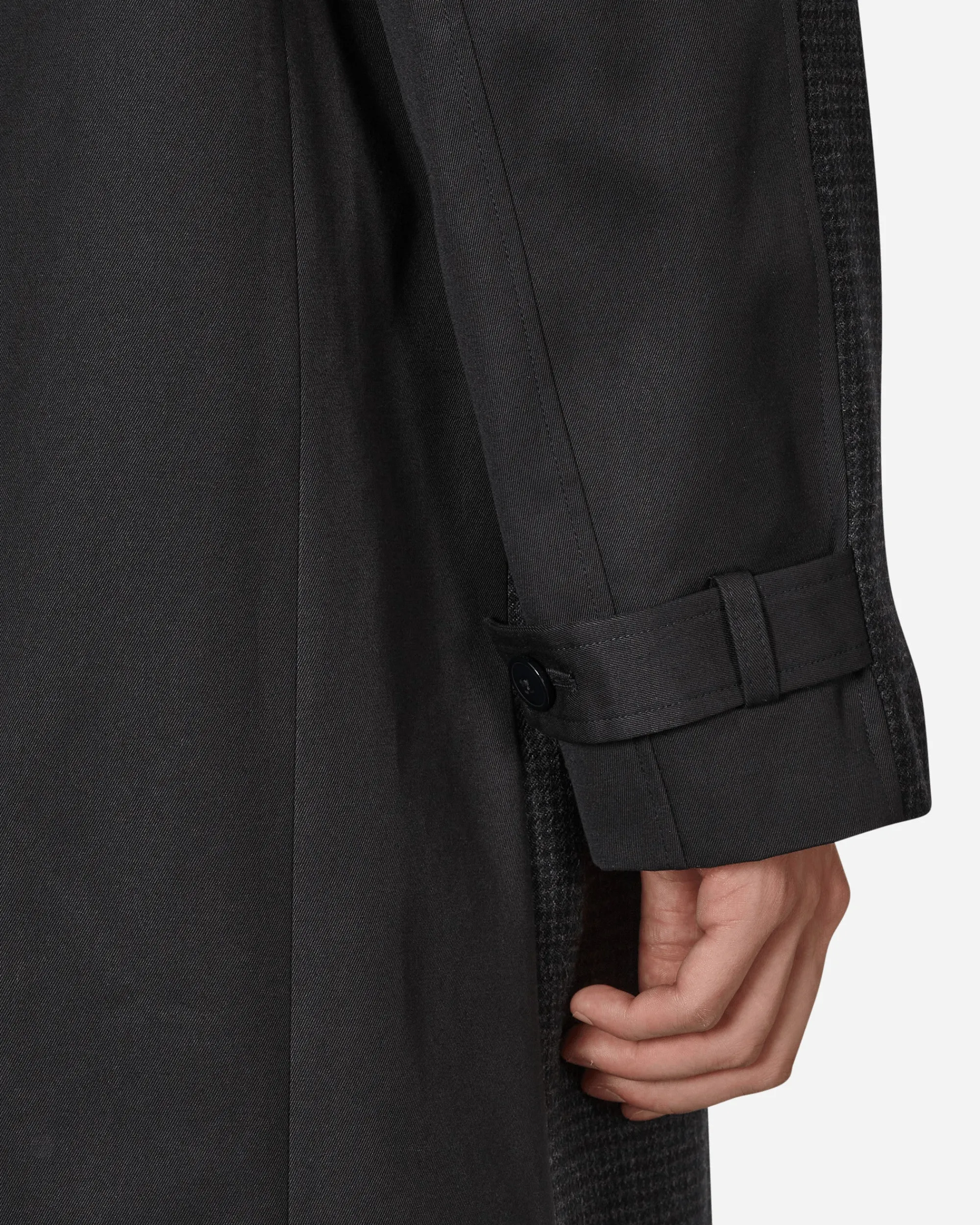 Martine Rose Coats And Jackets^Two-In-One Coat Grey