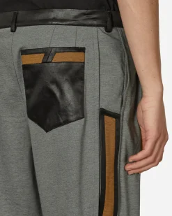 Kiko Kostadinov Pants^Ugo Side Trousers Iron Grey