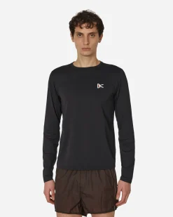 District Vision T-Shirts^Ultralight Aloe Longsleeve T-Shirt Black