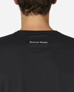 District Vision T-Shirts^Ultralight Aloe Longsleeve T-Shirt Black