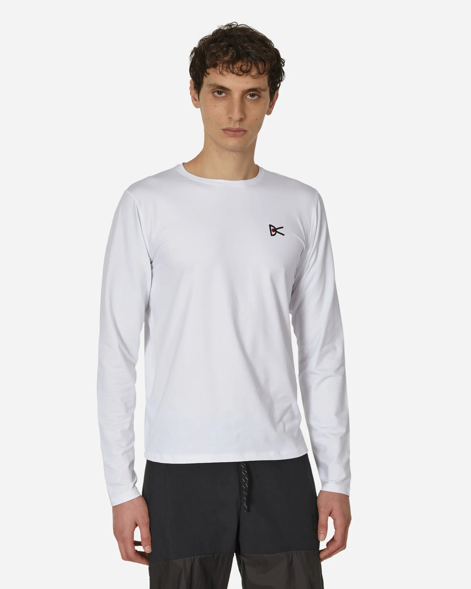 District Vision T-Shirts^Ultralight Aloe Longsleeve T-Shirt White