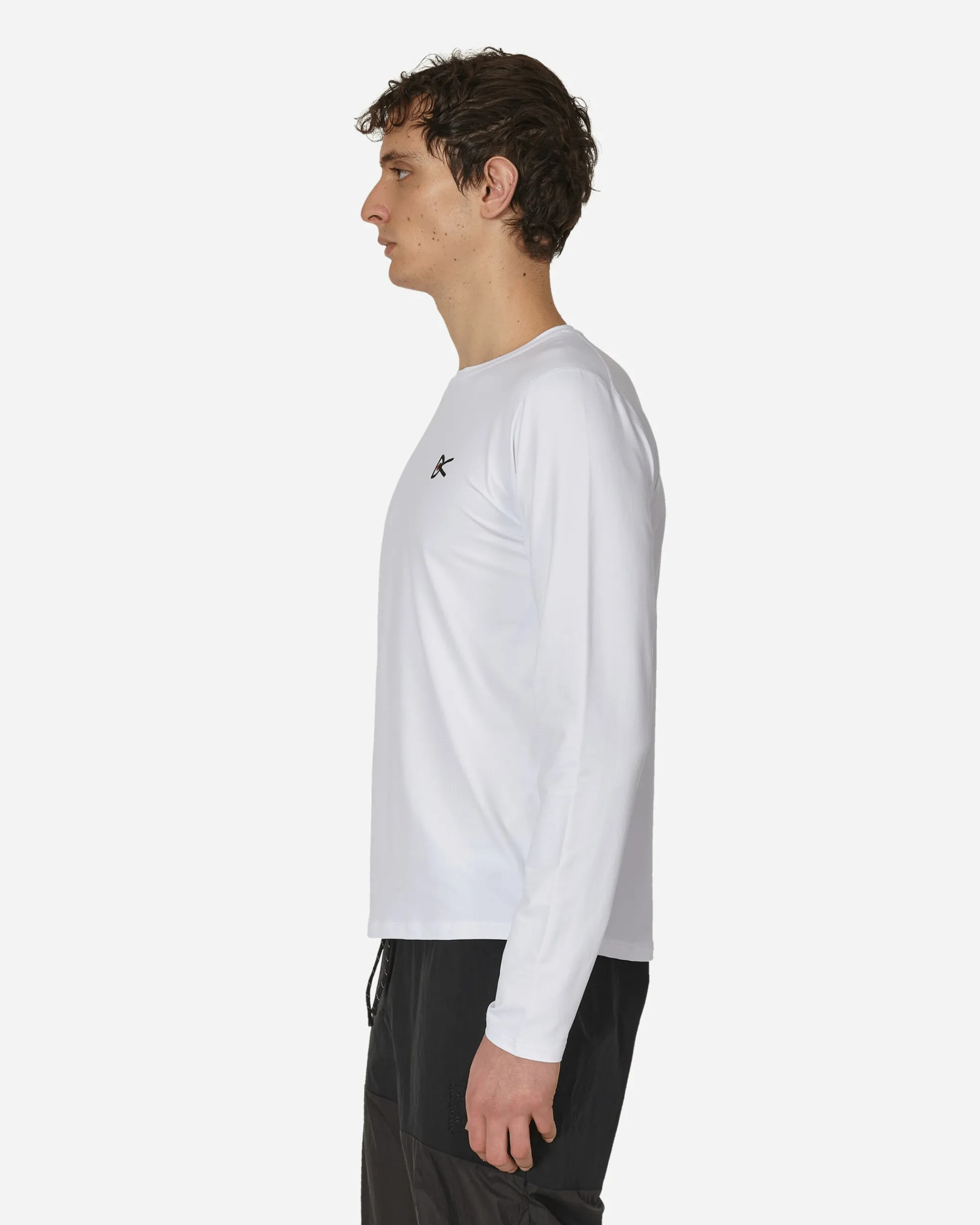District Vision T-Shirts^Ultralight Aloe Longsleeve T-Shirt White