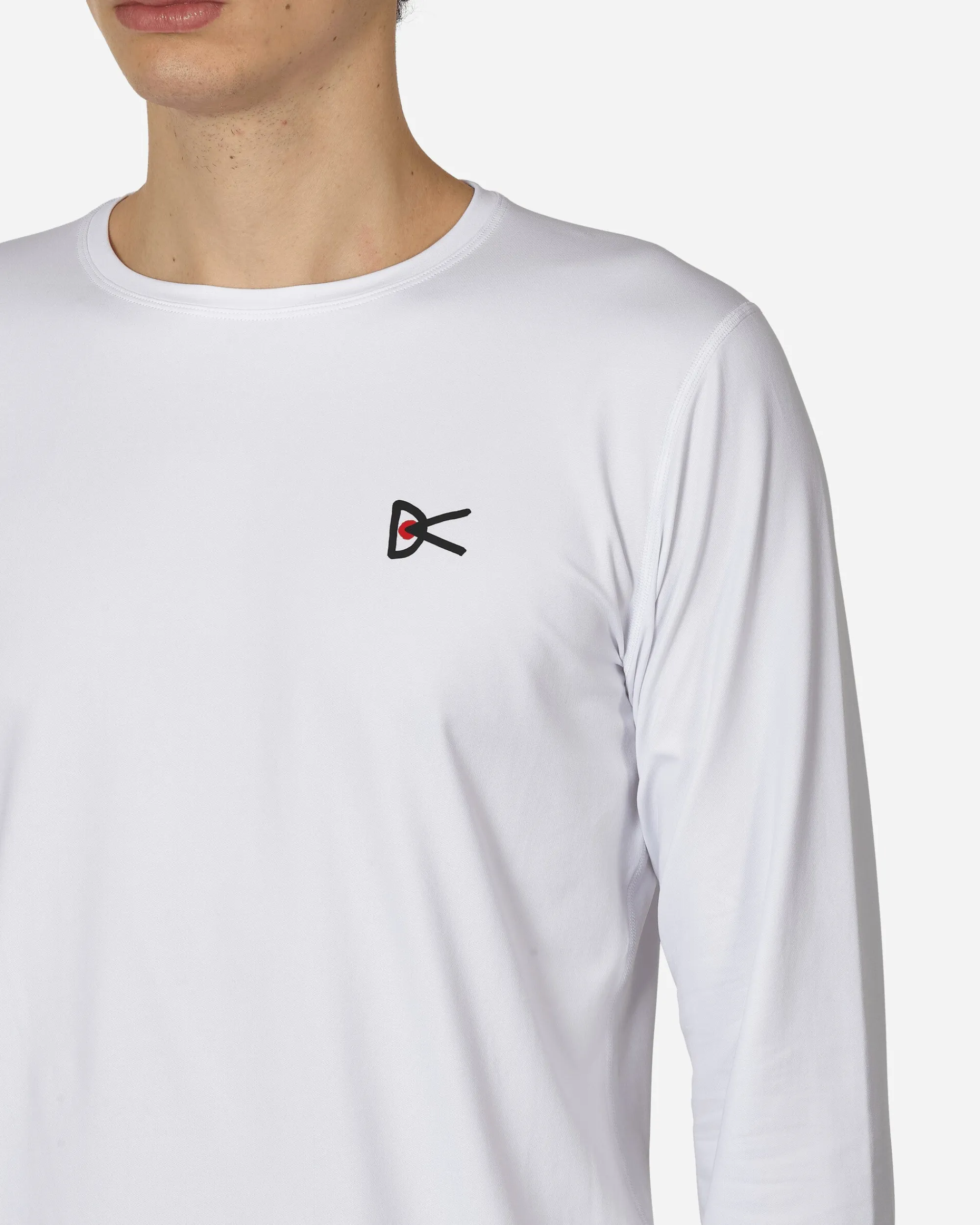District Vision T-Shirts^Ultralight Aloe Longsleeve T-Shirt White