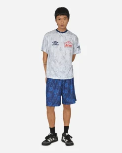Aries Shorts^Umbro Roses Football Shorts Blue
