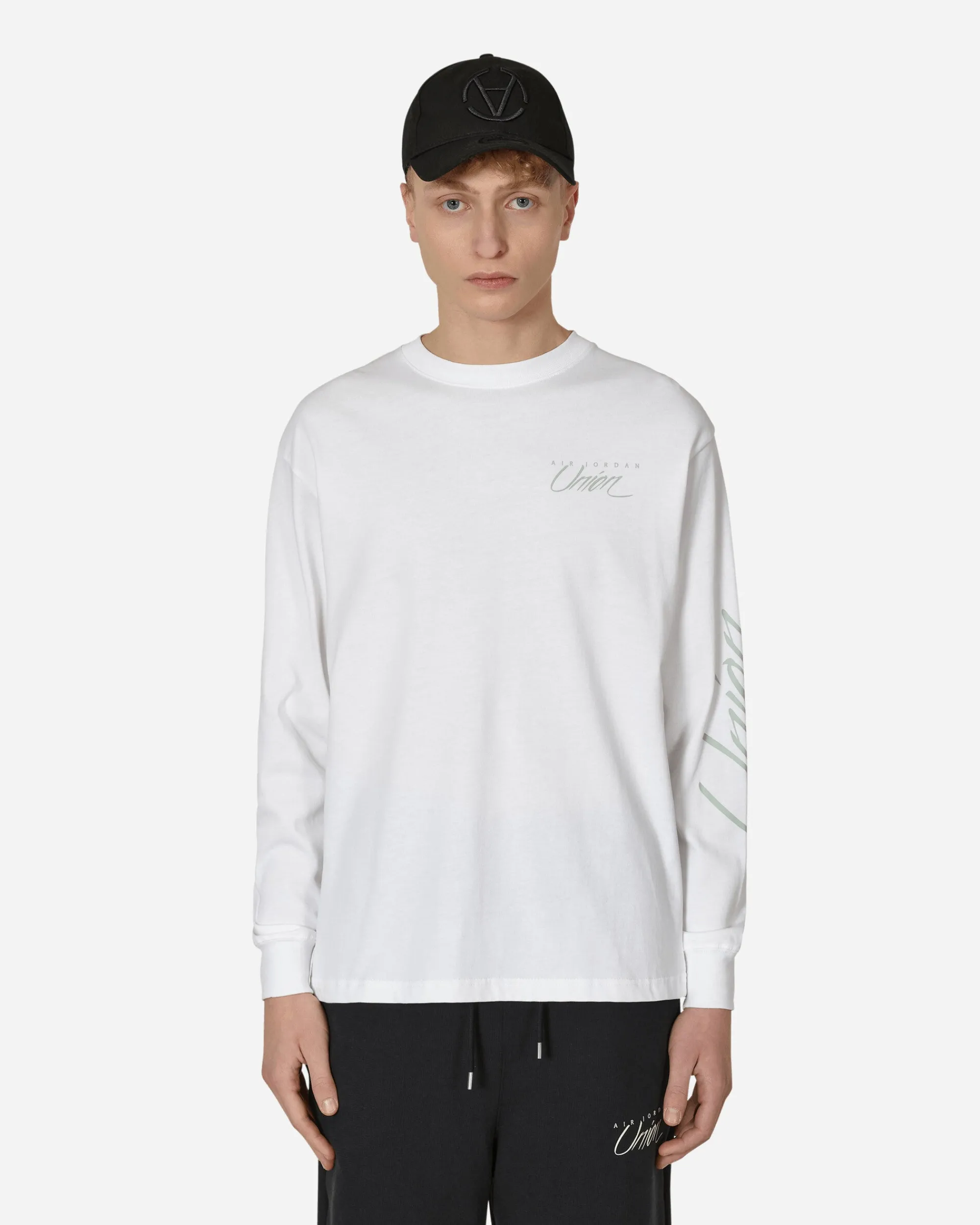 Nike Jordan T-Shirts^UNION Longsleeve T-Shirt White