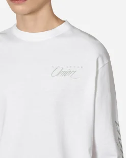Nike Jordan T-Shirts^UNION Longsleeve T-Shirt White