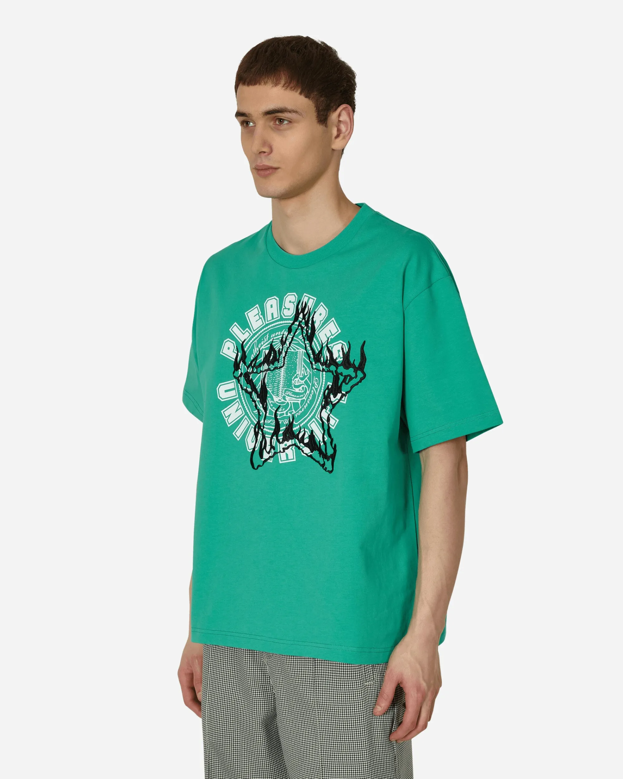 Pleasures T-Shirts^University Heavyweight T-Shirt Green