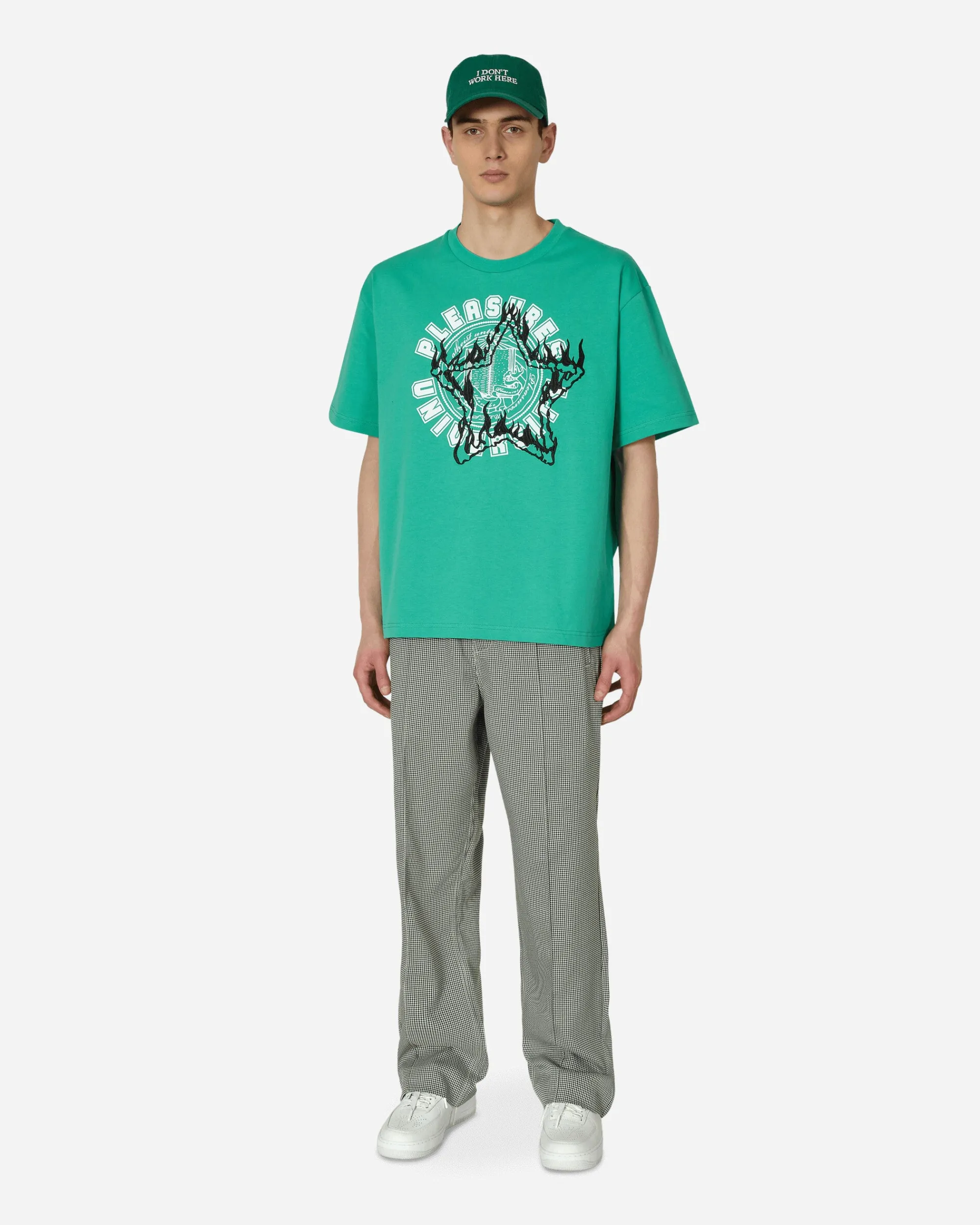 Pleasures T-Shirts^University Heavyweight T-Shirt Green