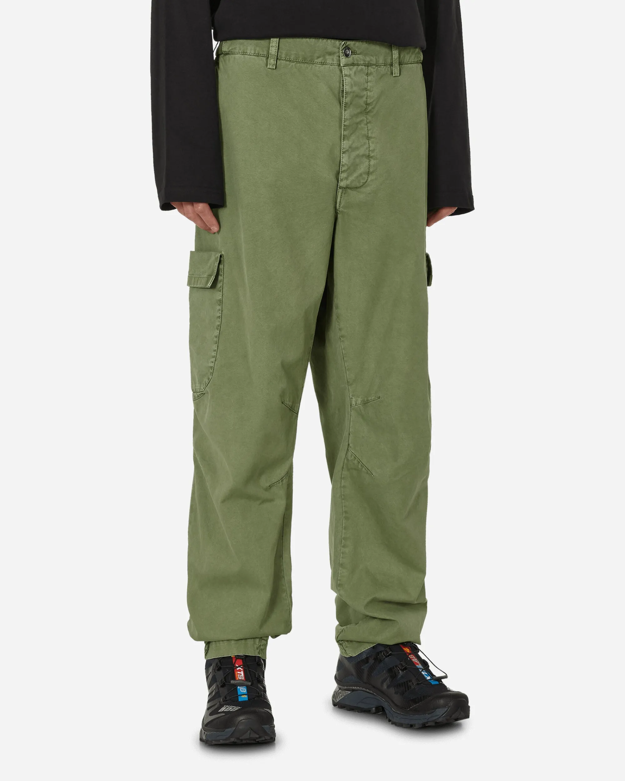 RANRA Pants^Uti Cargo Pants Green Bee